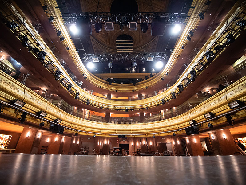 Interior del Teatro Eslava de Madrid